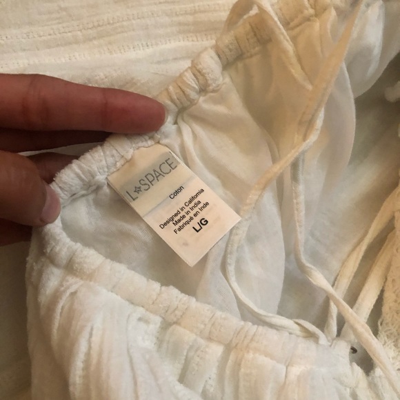 White Flowy Embroidery Dress NWOT - Picture 6 of 6